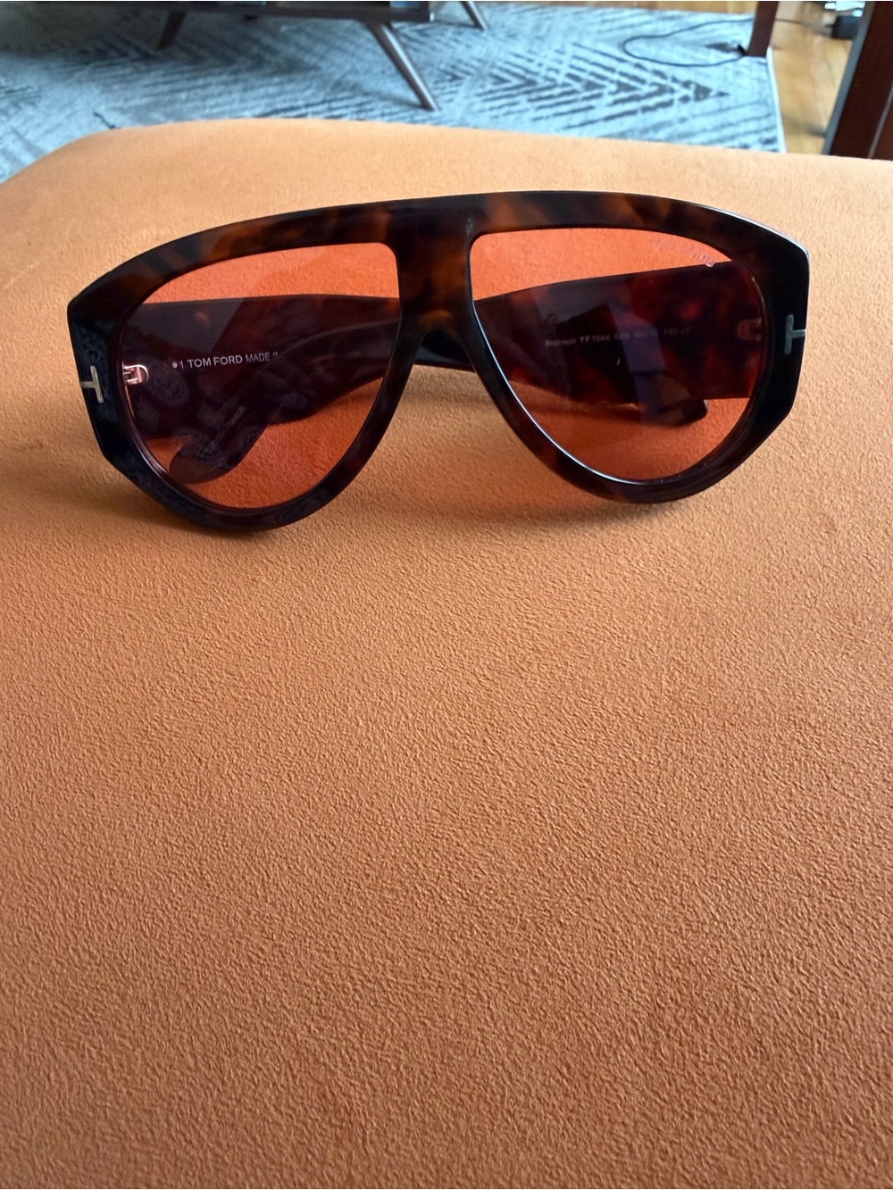 Tom Ford Women's Tortoiseshell Sunglasses with Brown Lenses - Picture 10 of 10